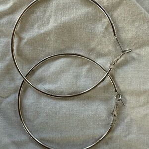 Silver Hoop Earrings